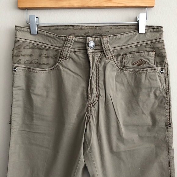 NEW with Tags 135 CARLO CHIONNA Trousers Stretch Garment Dye Made in ITALY - Picture 9 of 9